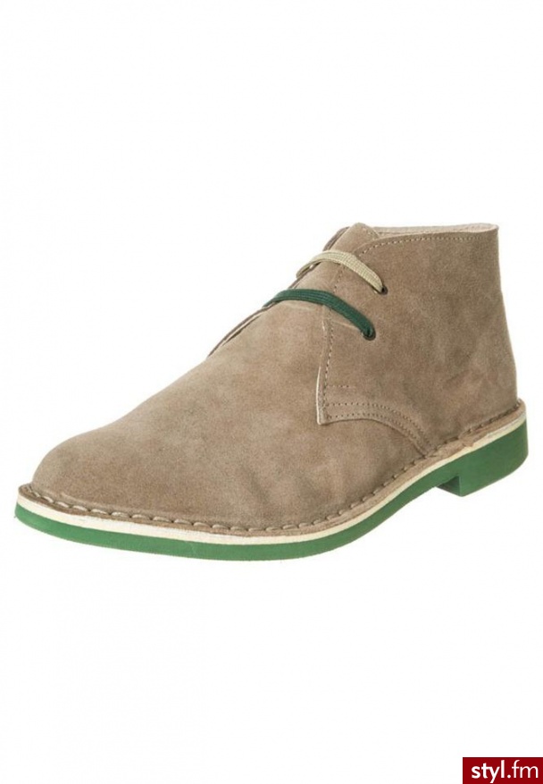 Soldini CHUKKA Botki sznurowane beżowy - Botki Buty Moda