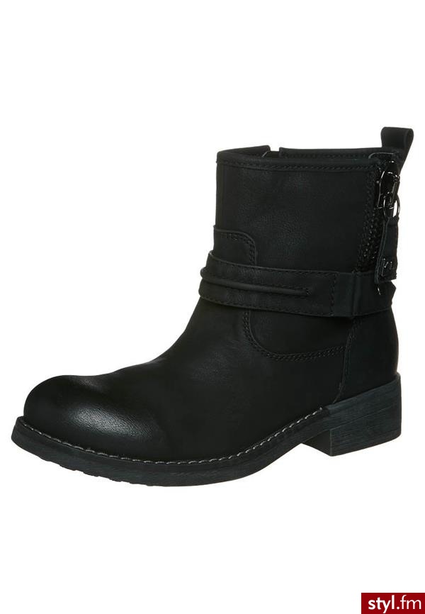 Even&Odd Botki kowbojki i motocyklowe czarny (W1334109) - Botki Buty Moda