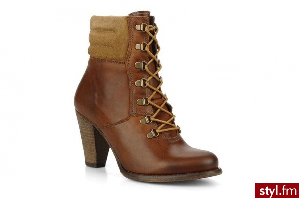 H By Hudson PÓŁBUTY I BOTKI PRYCE BY H BY HUDSON (Brązowy) - Botki Buty Moda