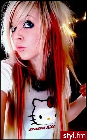 To nie mój fryz - EMO Alternatywne Średnie Fryzury