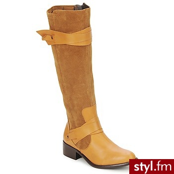 Betty London BUTY REZOO CAMEL - Kozaki Buty Moda