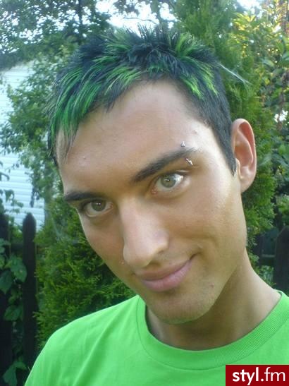 Punk Rock Alternatywne Średnie Fryzury