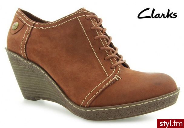 Clarks HAZELNUT ICE RUST - Botki Buty Moda