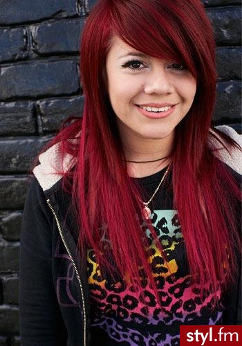 EMO Alternatywne Średnie Fryzury