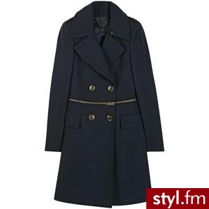 ZIP WAIST WOOL FELT PEA COAT - Burberry Prorsum - Polyvore. Pobrano ze strony: http://www.polyvore.com/zip_waist_wool_felt_pea/thing?id=26025414 - Pozostałe Ciuchy Moda