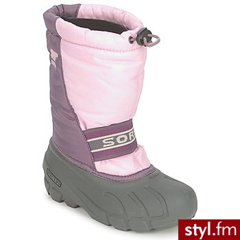 Sorel Buty Dziecko  Cub Pink - Kozaki Buty Moda