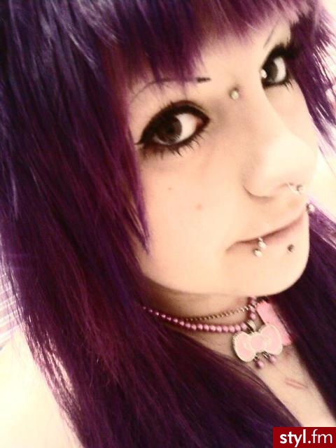 EMO Alternatywne Średnie Fryzury