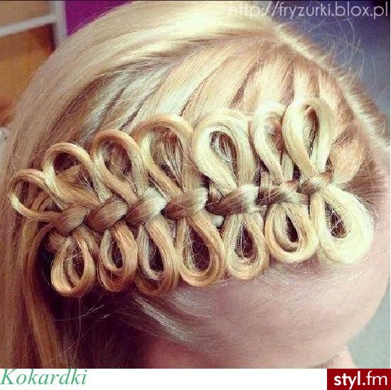 Blond Upięcie Proste Na co dzień Średnie Fryzury