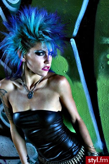 Punk Rock Alternatywne Średnie Fryzury