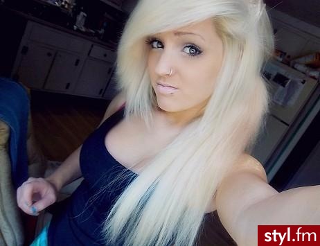 Blond Rozpuszczone Proste z grzywką Na co dzień Długie Fryzury