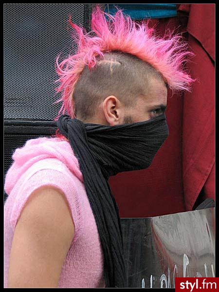 Punk Rock Alternatywne Średnie Fryzury