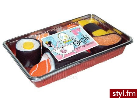 Mydełka w kształcie sushi. Cena: $9.99 - Misz-masz