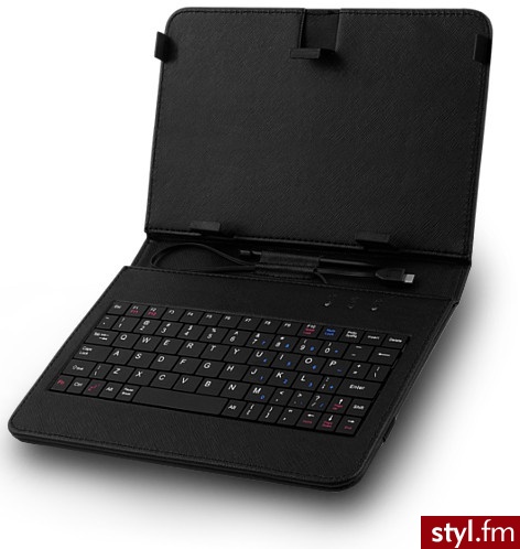 OVERMAX Etui z klawiaturą do tabletu 8" (OV-KL-8-01) - Portfele i etui Dodatki Moda