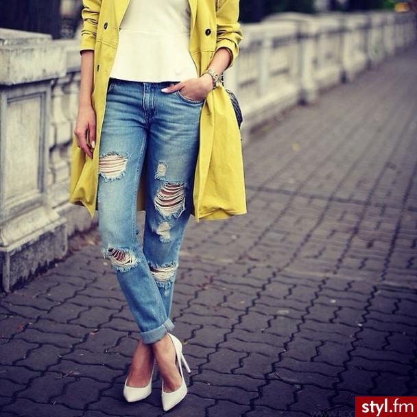 Jeansy Spodnie Moda