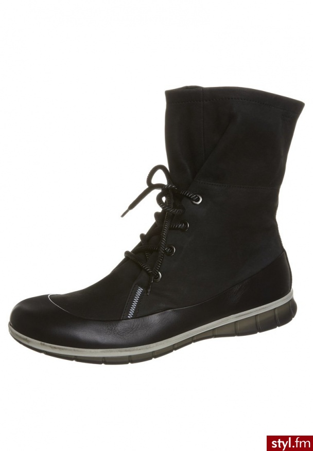 ecco AGNES Botki sznurowane czarny (242263) - Botki Buty Moda