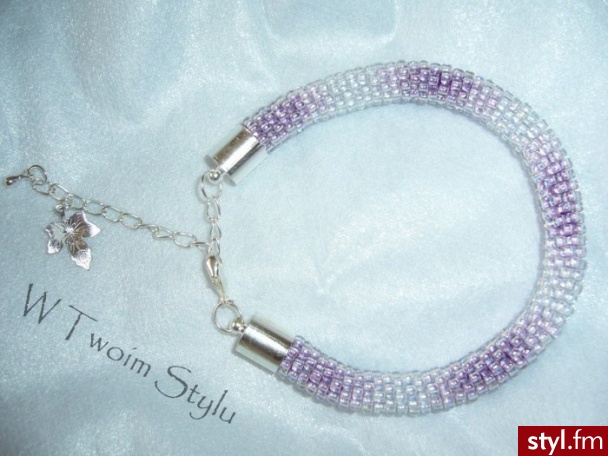 Goya Bransoletka  CRYSTAL Lila - Bransoletki Biżuteria Moda