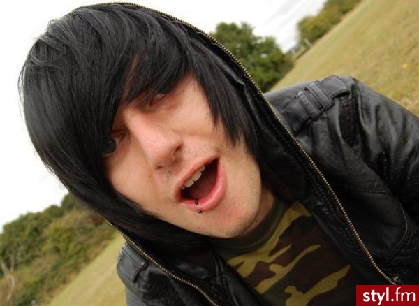 EMO Alternatywne Średnie Fryzury
