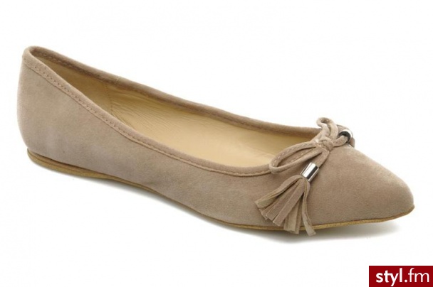 Georgia Rose BALERINKI SOLICE BY GEORGIA ROSE (Beżowy) - Balerinki Buty Moda