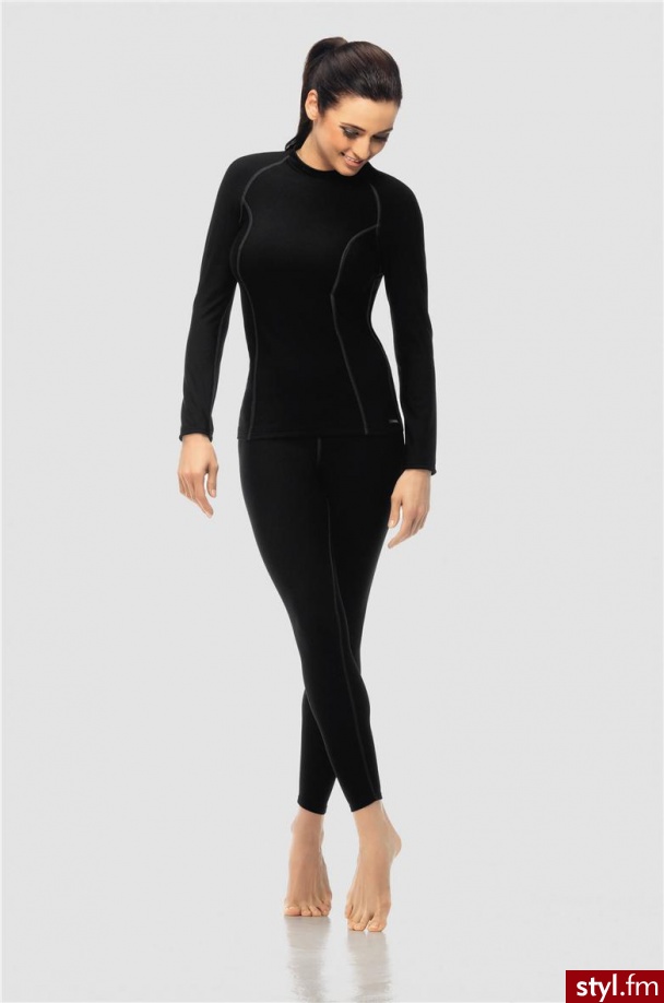 GWINNER Anatomy II legginsy GW12ANATOMY2 Czarny - Leginsy Spodnie Moda