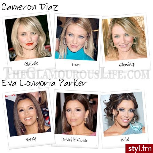 Cameron Diaz & Eva Longoria ;) - Makijaże