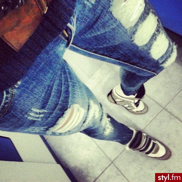 Jeansy Spodnie Moda