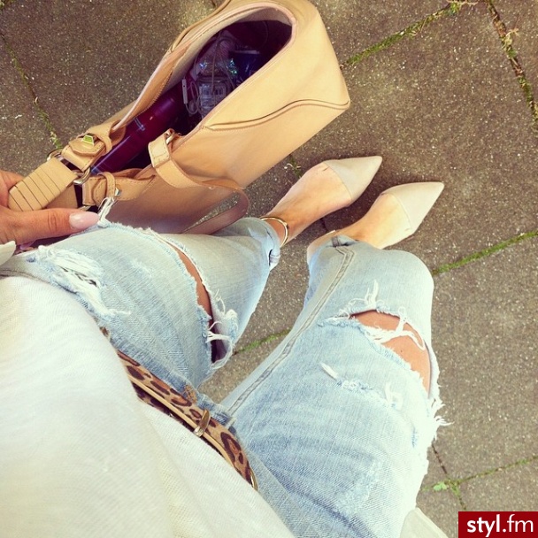 Jeansy Spodnie Moda
