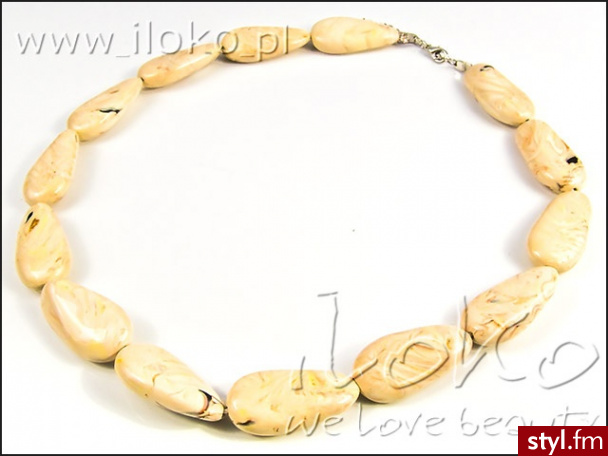 Iloko NASzYJNIK NUDE MINERAL TREND 2009 N1-088 - Naszyjniki Biżuteria Moda
