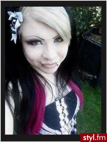 EMO Alternatywne Średnie Fryzury