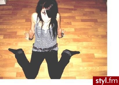 EMO Alternatywne Średnie Fryzury