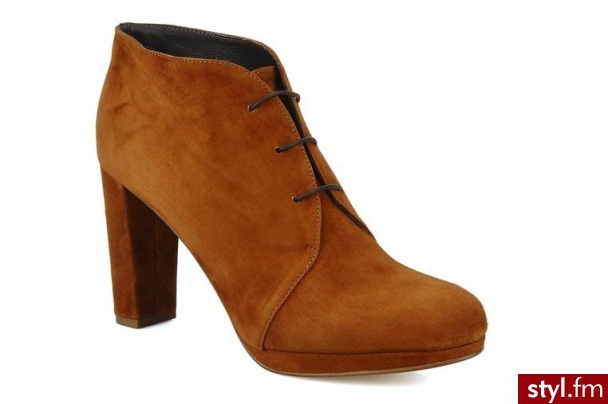 Georgia Rose PÓŁBUTY I BOTKI LAWESI BY GEORGIA ROSE (Brązowy) - Botki Buty Moda