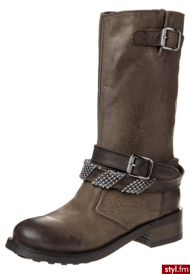 Nana by Francesco Morichetti MARIKA Botki kowbojki i motocyklowe brązowy (54002d1) - Pozostałe Buty Moda