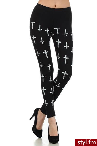 Leginsy Spodnie Moda