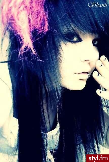 EMO Alternatywne Średnie Fryzury