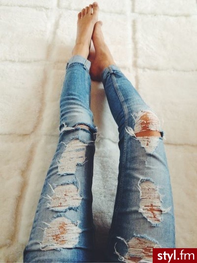 Jeansy Spodnie Moda