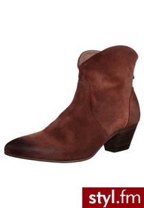 SUS Botki kowbojki i motocyklowe czerwony (MSS01856HML) - Pozostałe Buty Moda