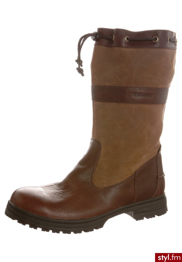 Sebago DORSET Kozaki brązowy - Kozaki Buty Moda