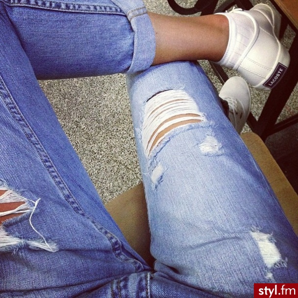 Jeansy Spodnie Moda