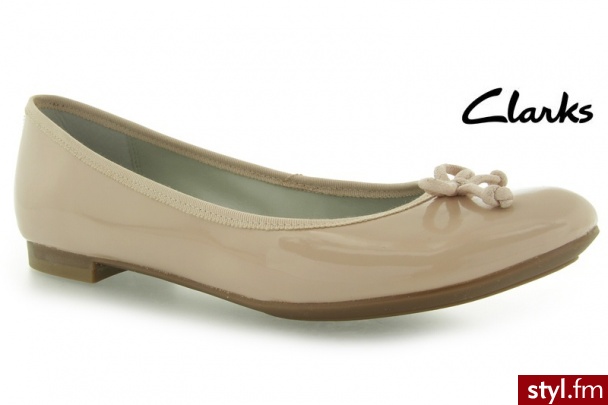 Clarks Carousel Ride Nude - Balerinki Buty Moda
