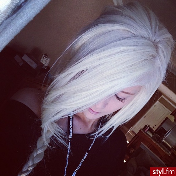 Blond Warkocze Proste Na co dzień Długie Fryzury