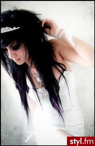 EMO Alternatywne Średnie Fryzury