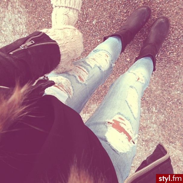 Jeansy Spodnie Moda
