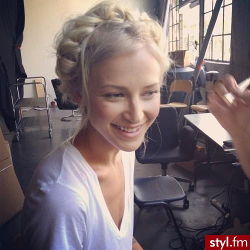 Blond Warkocze Proste Na co dzień Długie Fryzury