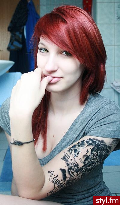 Średnie Fryzury