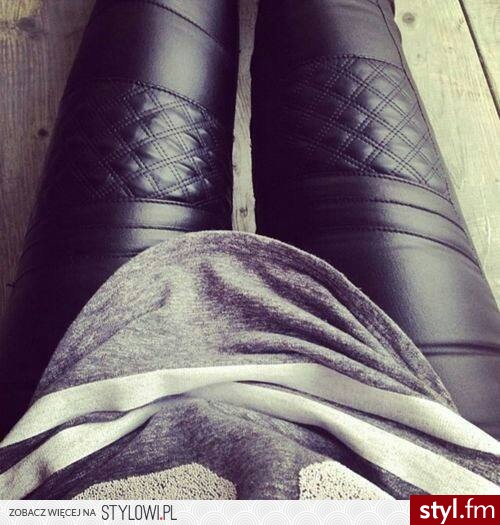 Leginsy Spodnie Moda