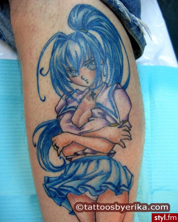 Japan tattoo. kolejny otaku z tatuazem : D - Tatuaże