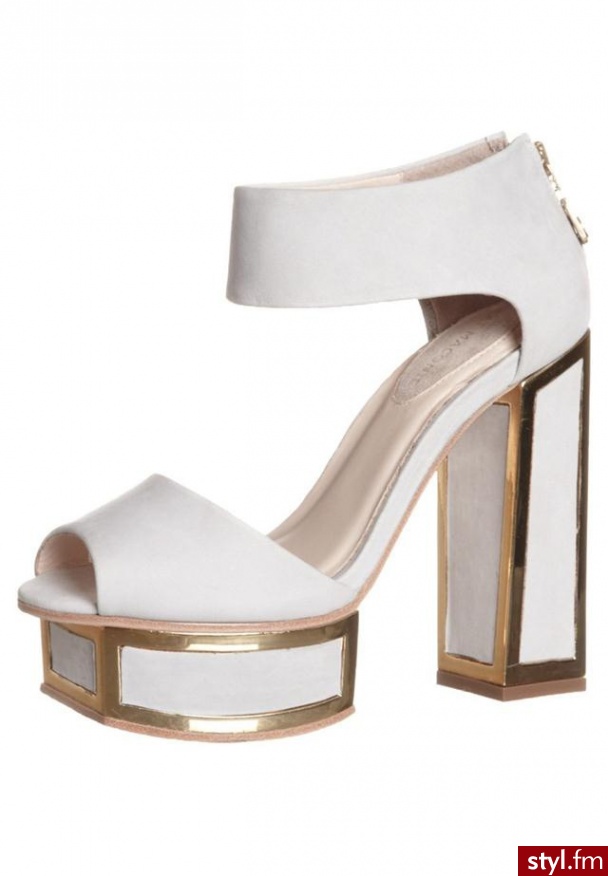 Kat Maconie PEARL Sandały na obcasie szary - Sandały Buty Moda