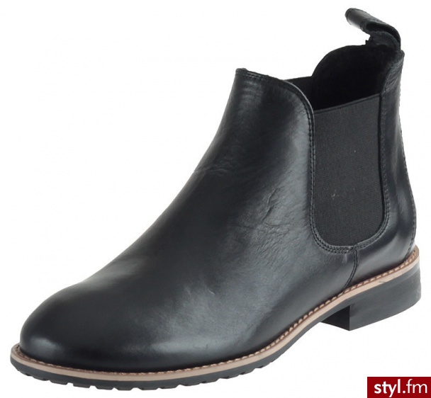 Ryłko Botki 2AU87AV Czarne DH6 - Botki Buty Moda