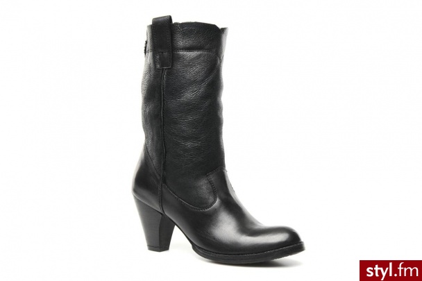 Buffalo Półbuty i botki Brode (Czarny) - Botki Buty Moda