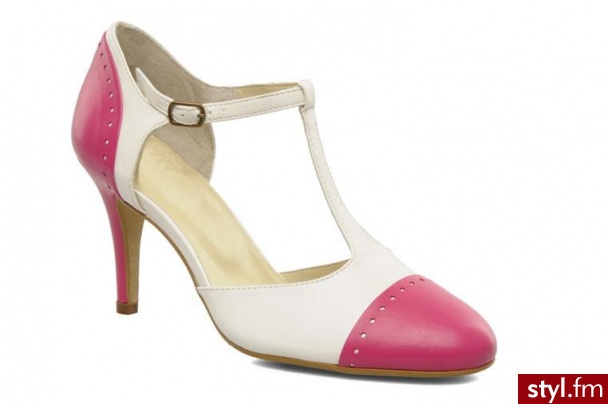 Georgia Rose CZÓŁENKA TAMAR BY GEORGIA ROSE (Biały) - Czółenka Buty Moda