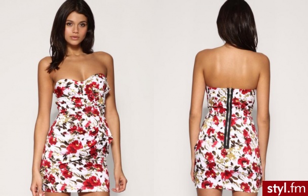 Asos kwiaty. Sukienka Asos - Pozostałe Ciuchy Moda